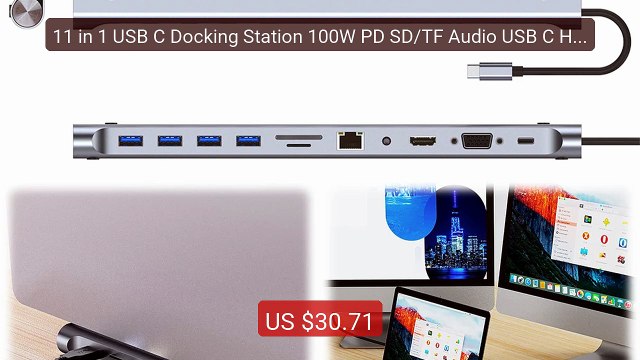 11 in 1 USB C Docking Station 100W PD SD/TF Audio USB C Hub T... — Amazing Value 2026 | Must Have!