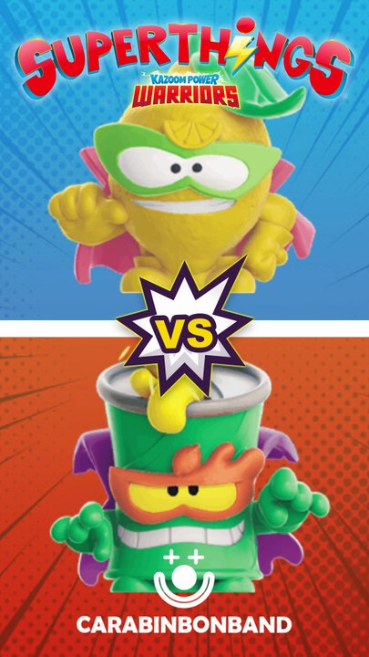 ⚡#superthings #kazoompowerwarriors CITRUS CRUSH Vs MEGAFRESH - By CARA BIN BON BAND 🤡
