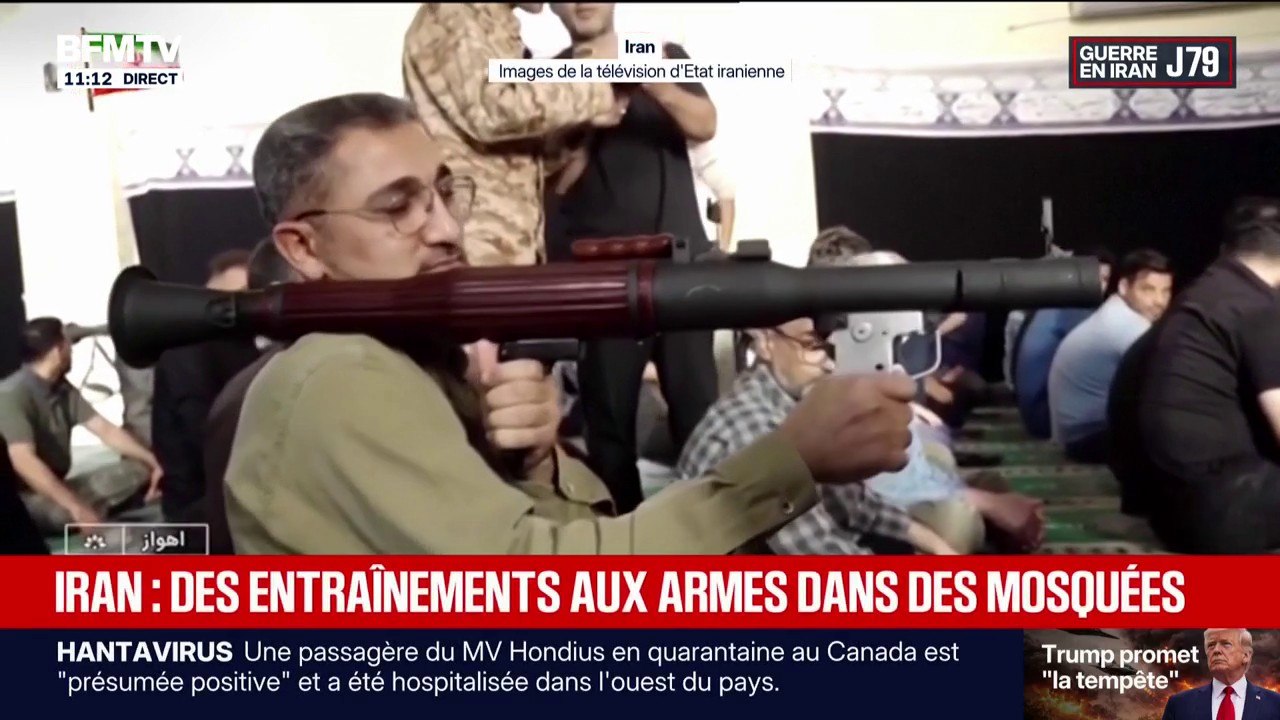 Iran: des entraînements au maniement des armes...