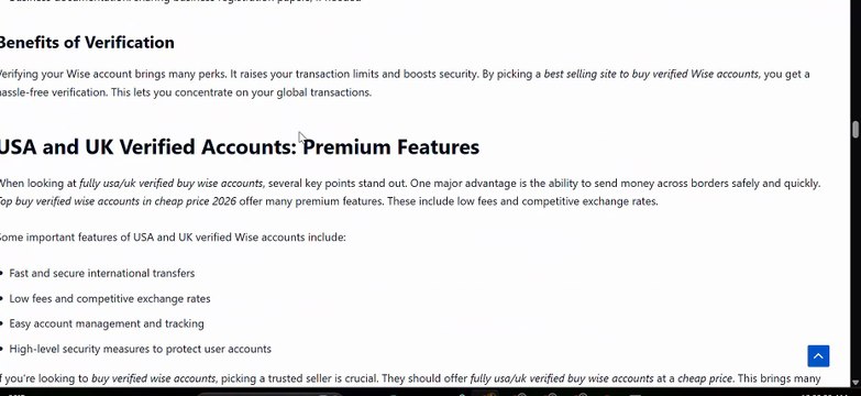 Buy Verified Wise Accounts Online – Top 5 Trusted Sources