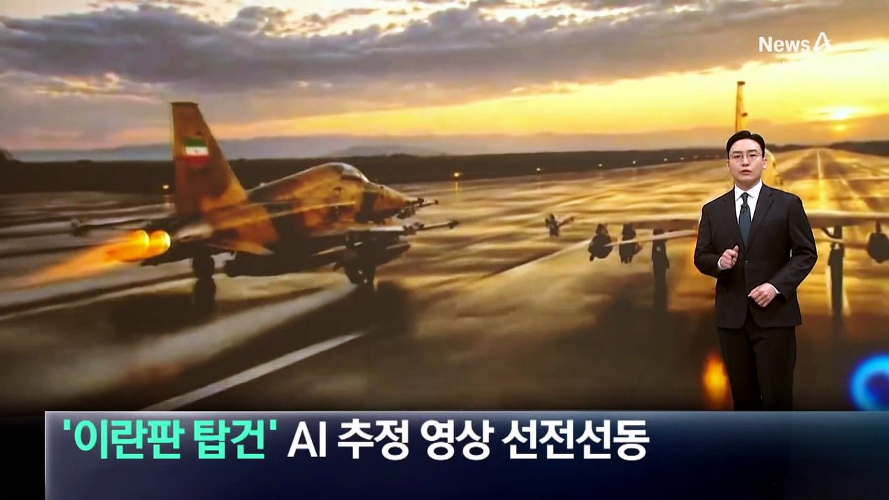 미군기지 폭격 ‘이란판 탑건’…AI 추정 영상 선전선동