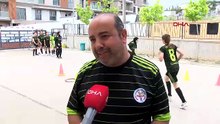 ''Futbolu erkekler oynar'' diyenlere inat beton zeminde çalışıp namağlup şampiyon oldular!