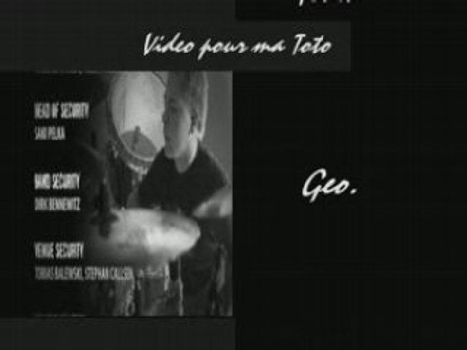 Tokio Hotel pour Toto