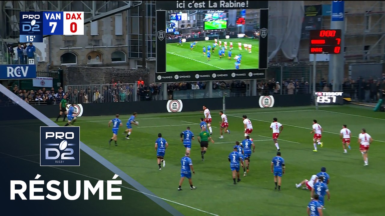 PRO D2 Saison 2025-2026 J30 - Résumé RC Vannes - US Dax
