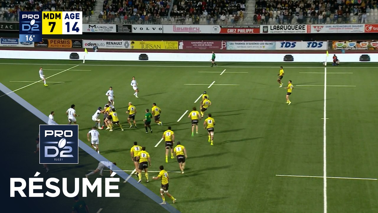 PRO D2 Saison 2025-2026 J30 - Résumé Stade Montois Rugby - SU Agen