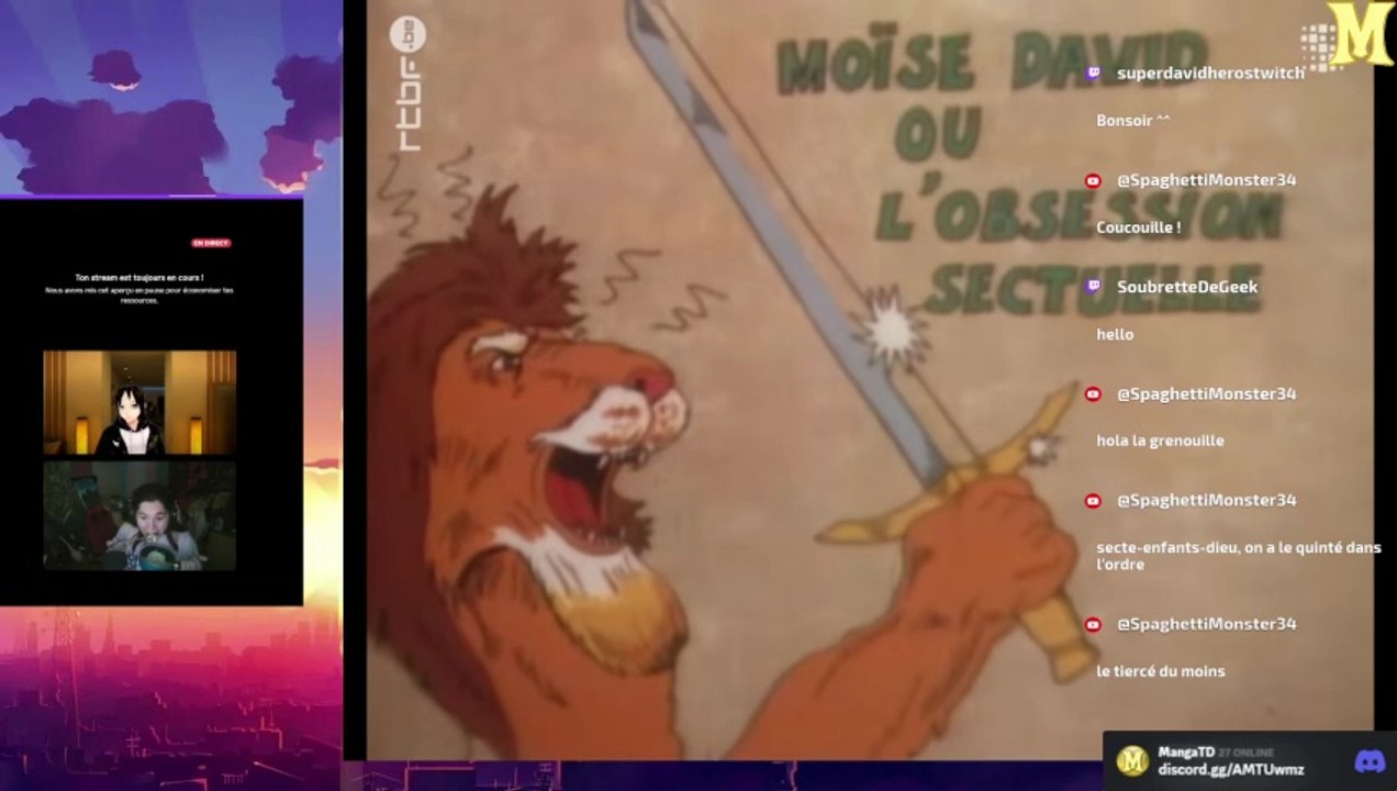 Live - Moïse David ou l’obsession sectuelle - Partie 1
