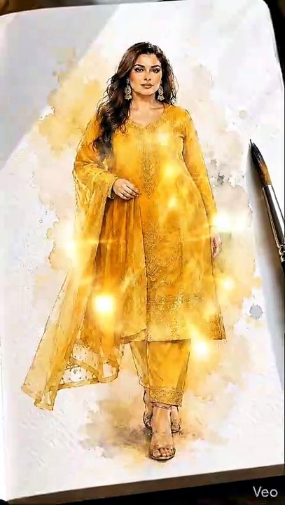 প্রিমিয়াম জর্জেট থ্রি পিস
