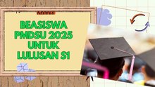 Beasiswa PMDSU 2025 untuk S1 Dibuka, Gratis Biaya Pendidkan S2-S3