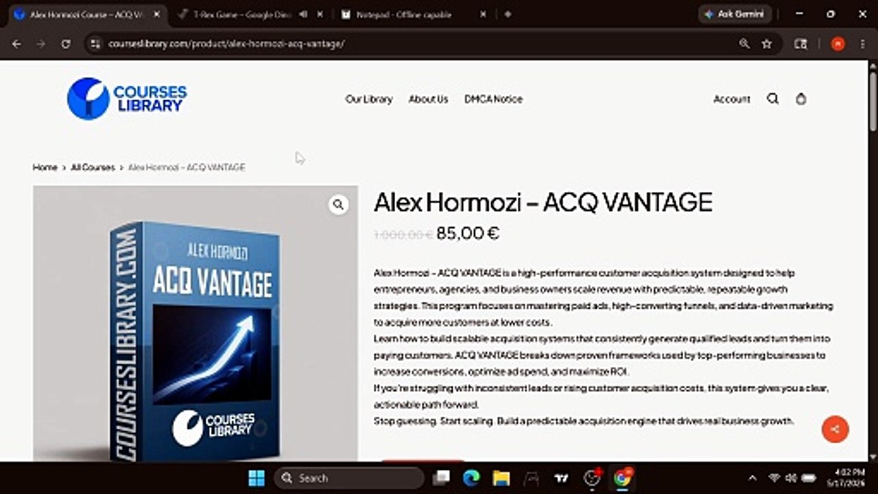 ACQ VANTAGE – Alex Hormozi