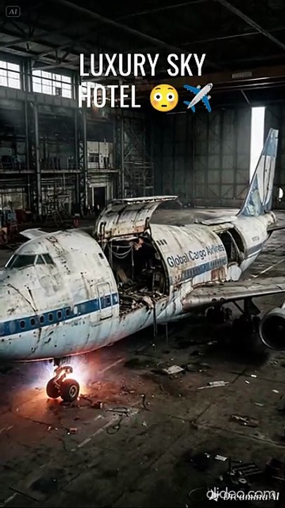 INSANE Cargo Plane Transformation 😱 Luxury Sky Hotel