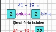 3.5- Basamak Değeri ile Eldeli Çıkarma - 2. Sınıf Matematik #shorts