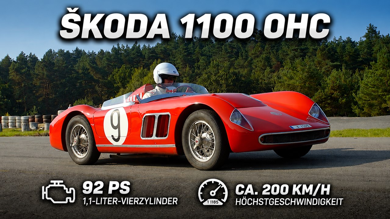 Škoda 1100 OHC: 92 PS und rund 200 km/h Spitze