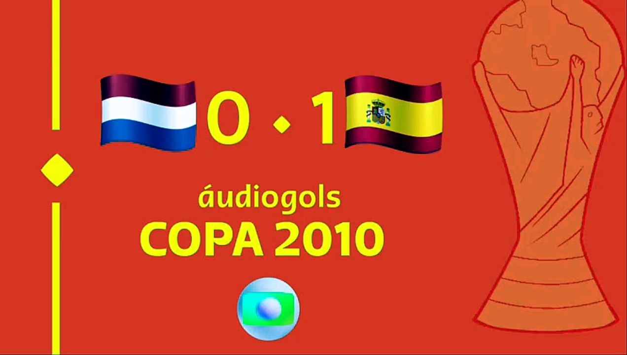 Áudiogol | Holanda 0x1 Espanha (Globo 2010)