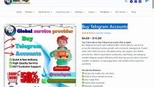 Top 9 Best sites to Buy Telegram Accounts - (PVA & Aged)