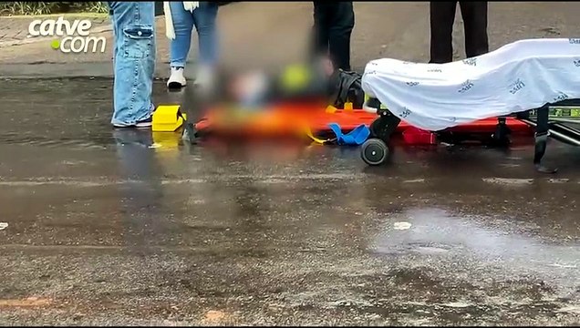 Motociclista fica ferido em batida no bairro Universitário, em Cascavel