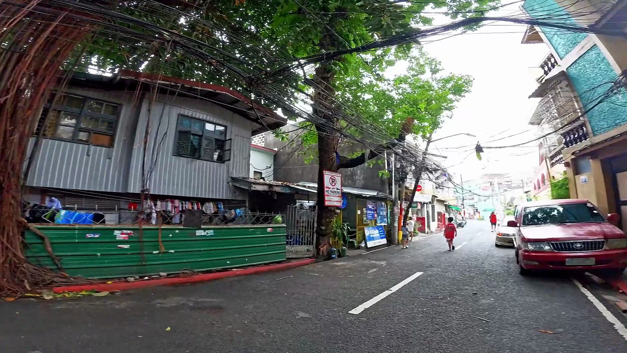Shaded By Trees on A. Luna Street in San Juan City in the Philippines