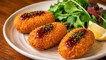 Japanese Croquettes With Smooth Seafood Cream
