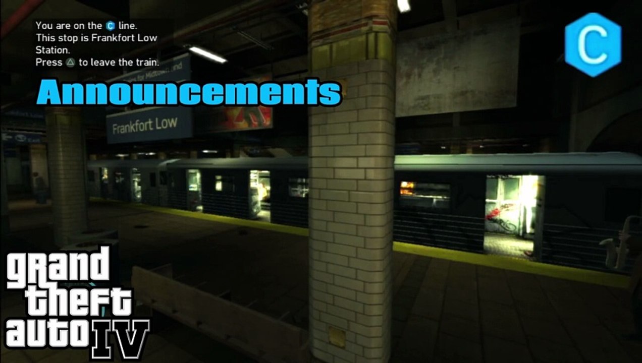 GTA IV Train Announcements Stations Approaching