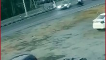 “Speeding Car Turns Into Missile”: CCTV Captures Terrifying Crash Into Hotel Parking Area in Kakinada