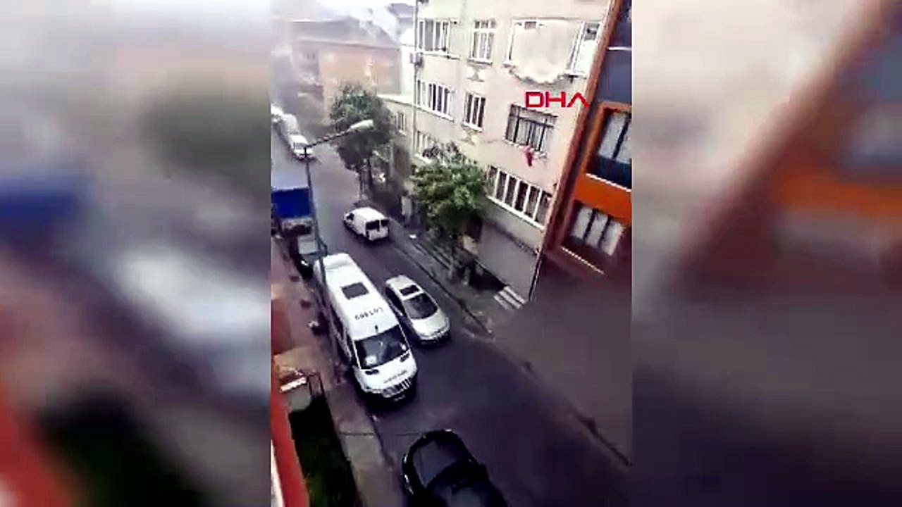 Dolu yağdı, ardından gökkuşağı çıktı! İstanbul’da kartpostallık manzara