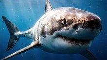 Great White Shark Comes Face to Face With Camera