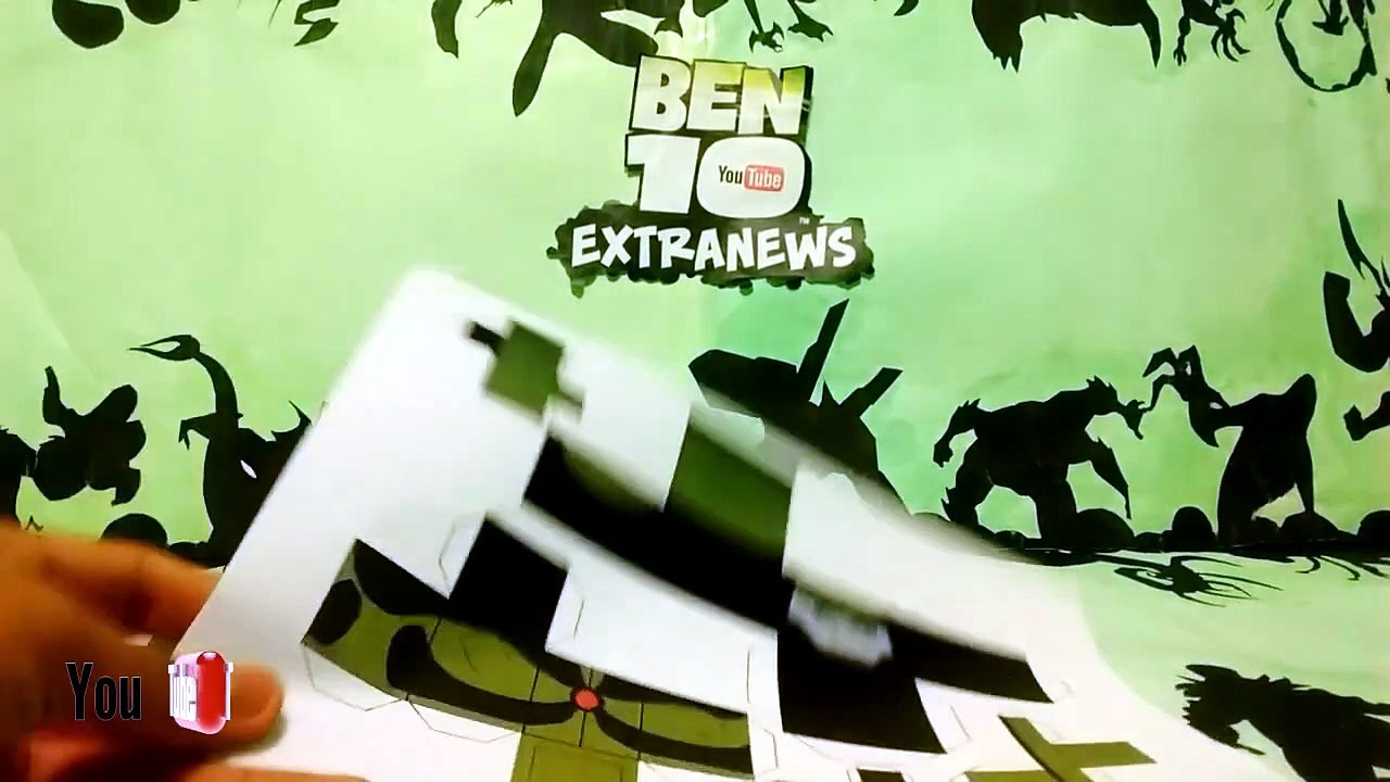 Tutorial - Brinquedo de Papel do Ben e Gwen Astronauta- Ben 10