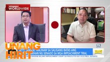 UH ON RECORD - Pag-convene ng Senado bilang impeachment court | Unang Hirit