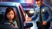 PULLED OVER FOR USING PHONE 😳 English Conversation #shorts