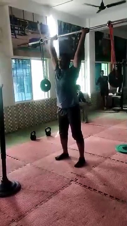 Barbell core workout
