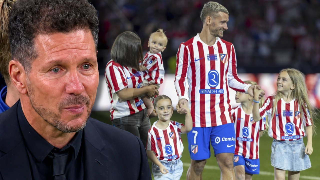 Simeone rompió a llorar escuchando a Griezmann: "Gracias a ti cambió este club"