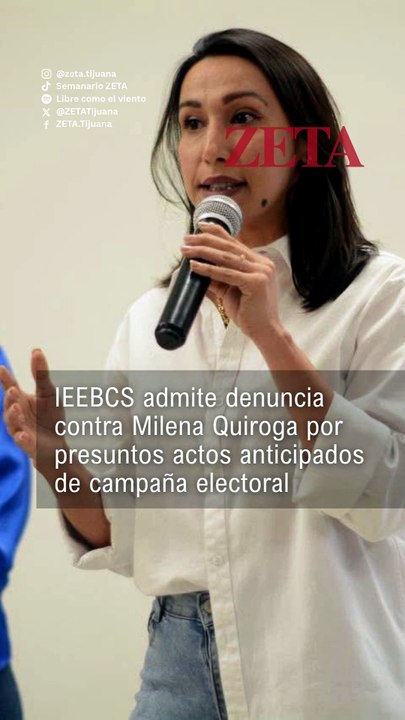 Admiten denuncia por actos anticipados de campaña contra Quiroga
