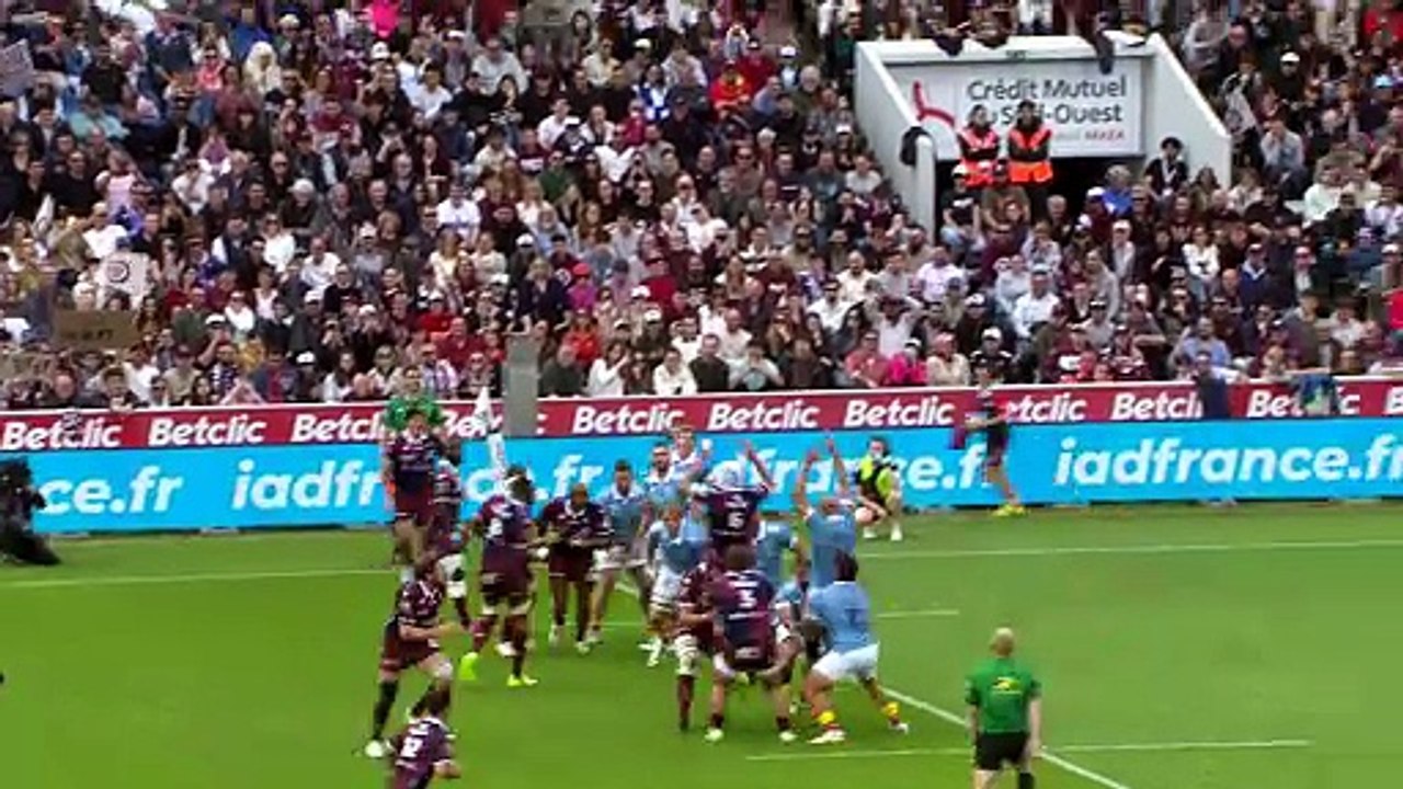 TOP 14 - Essai de Cameron WOKI (UBB) - Union Bordeaux-Bègles - USA Perpignan