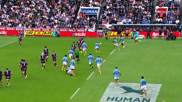 TOP 14 - Essai de Jefferson-Lee JOSEPH (USAP) - Union Bordeaux-Bègles - USA Perpignan