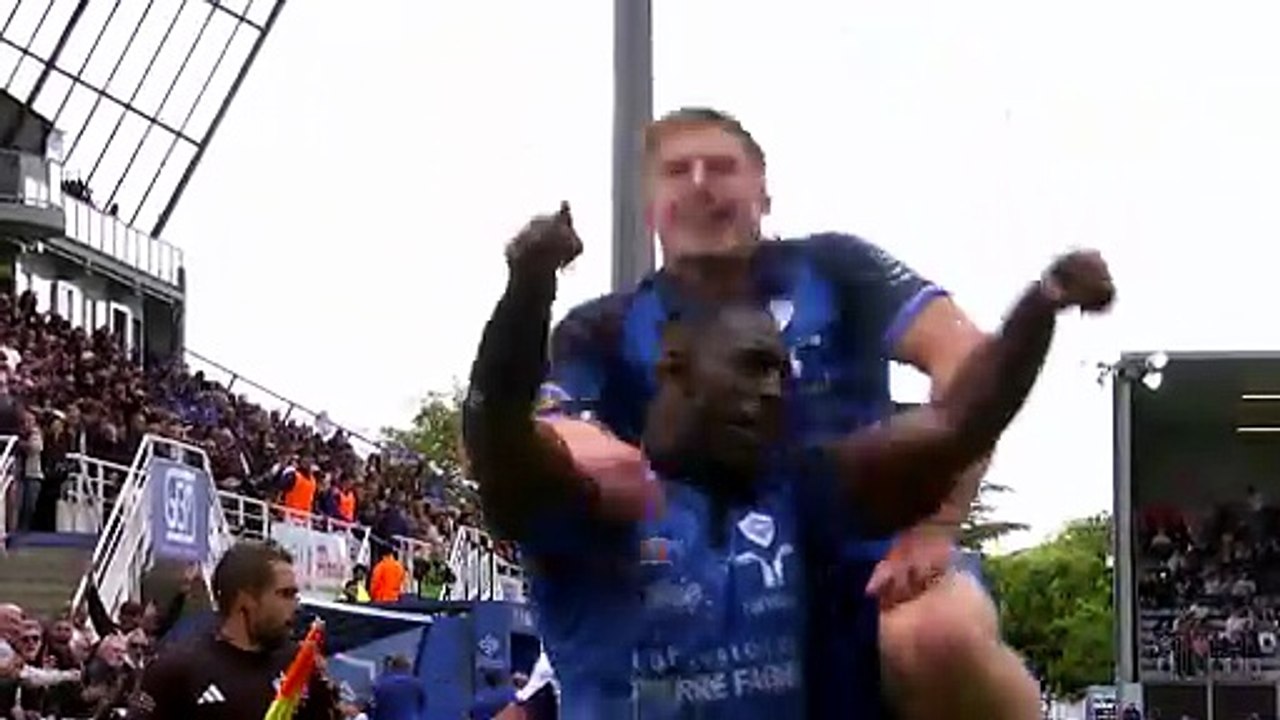 TOP 14 - Essai de Christian AMBADIANG (CO) - Castres Olympique - Montpellier Hérault Rugby
