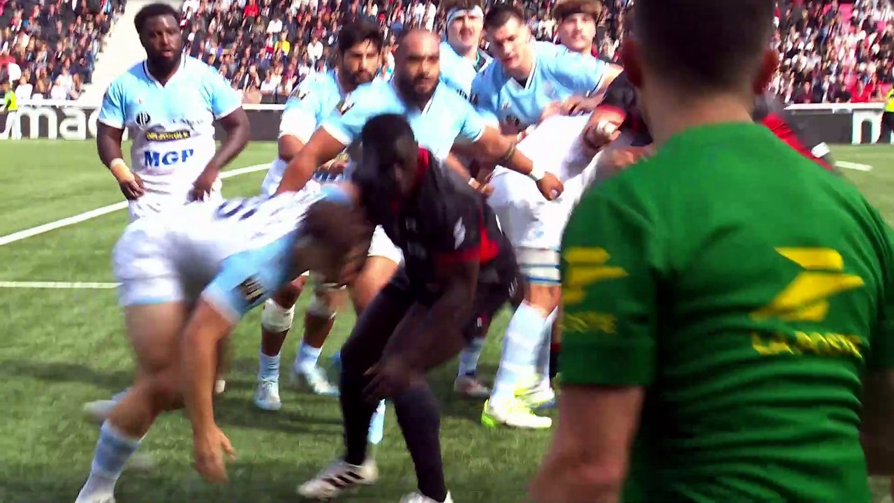 TOP 14 - Essai de Jiuta WAINIQOLO (LOU) - LOU Rugby - Aviron Bayonnais