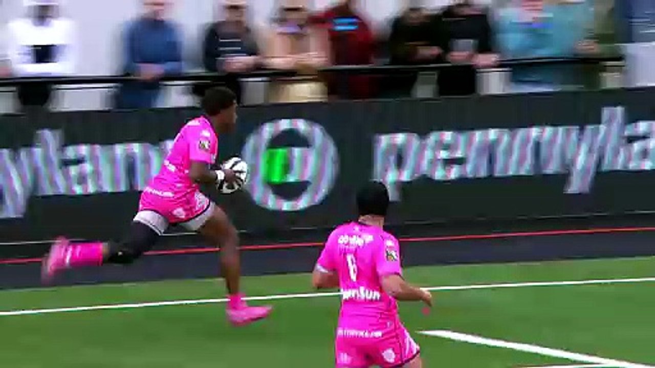 TOP 14 - Essai de Samuel EZEALA 2 (SFP) - US Montauban - Stade Français Paris