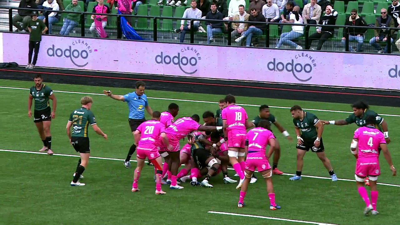 TOP 14 - Essai de Tani VILI (SFP) - US Montauban - Stade Français Paris
