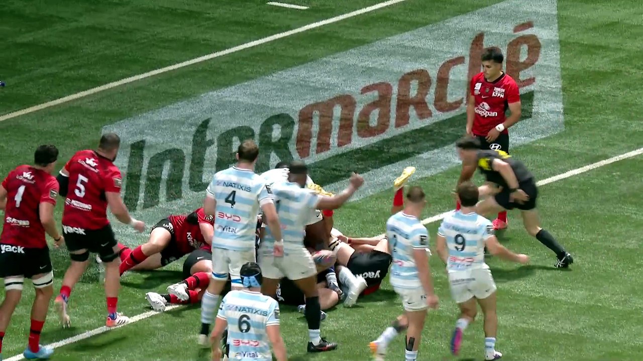 TOP 14 - Essai de Hassane KOLINGAR (R92) - Racing 92 - RC Toulon