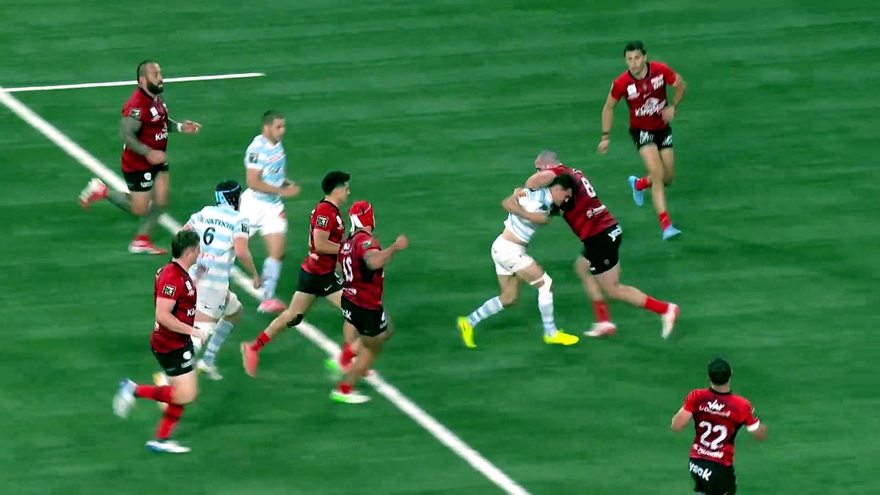 TOP 14 - Essai de Josua TUISOVA 2 (R92) - Racing 92 - RC Toulon