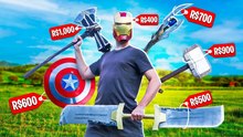 Destruyendo cosas con las armas más caras de los Vengadores