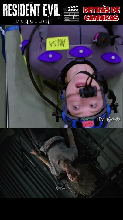 😱 #graceashcroft en la vida real VS el juego | Resident Evil Requiem