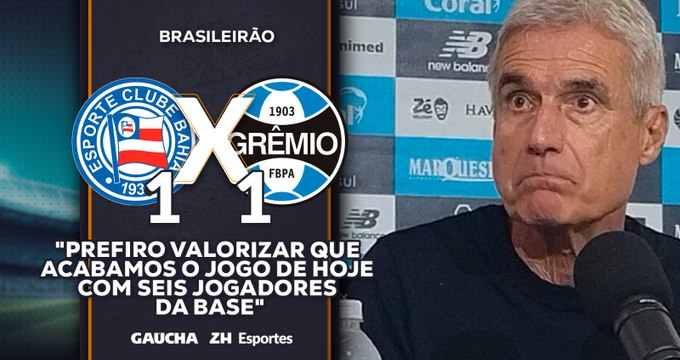 Luís Castro fala após empate com o Bahia