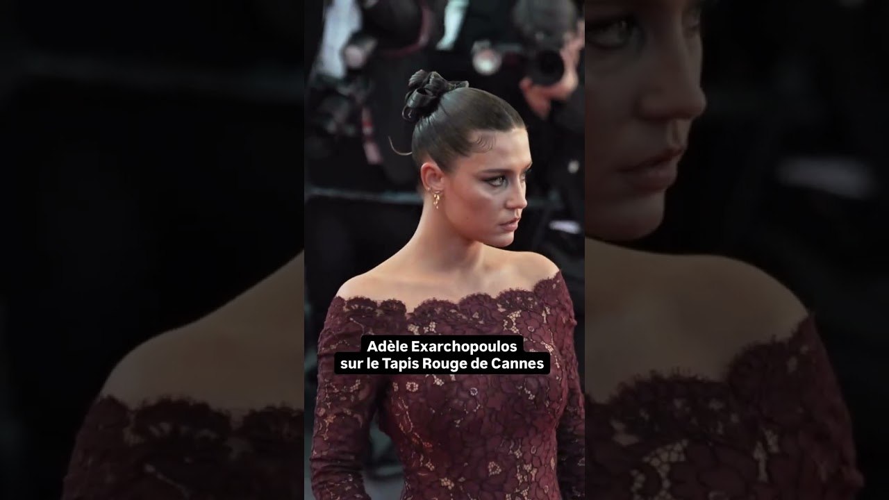 ✨ Adèle Exarchopoulos sur le tapis rouge du Fes...