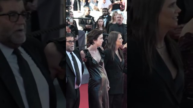 L’équipe du film Garance de Jeanne Herry sur le tapis rouge du Festival de Cannes avant la