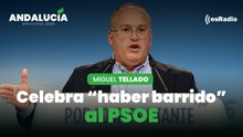 Tellado, exultante, celebra haber "barrido al PSOE" en Andalucía