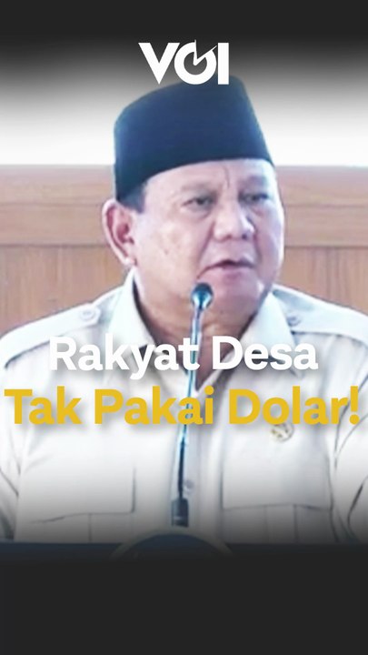 Rupiah Anjlok, Presiden Prabowo Bilang Begini