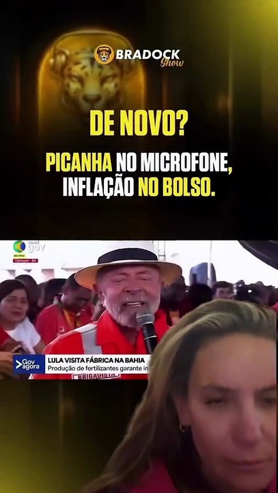 De novo? Picanha no microfone, inflação no bolso