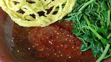 Rujak Kangkung Sambal Terasi Pedas Asam Segar | Traditional Indonesian Food