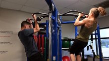 NASA's Artemis 2 Crew Completes Push and Pull Up Challenge