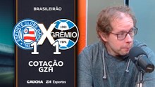 Cotação GZH - Bahia 1x1 Inter